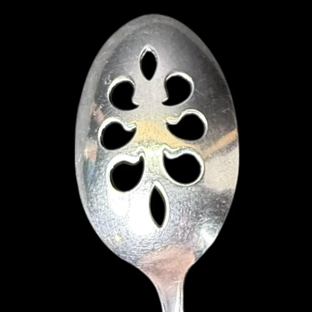 Gorham Georgetown Satin 18/8‎ Stainless Korea Flatware Slotted Spoon 8.5